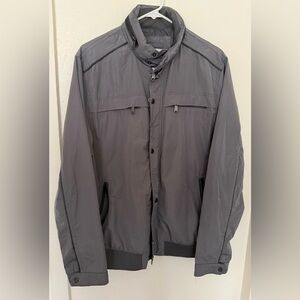 Men's large Gray Calvin Klein Lightweight Jacket With Hood